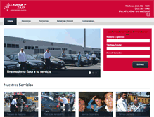 Tablet Screenshot of chaskytaxi.com